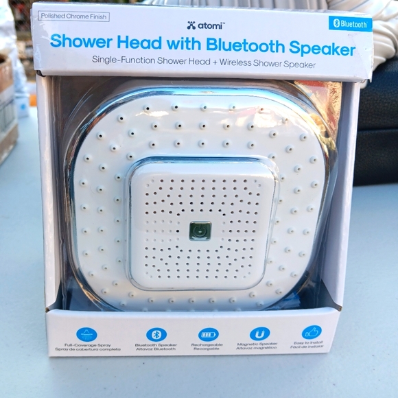 Atomi Other New Atomi Shower Head With Bluetooth Wireless Speaker